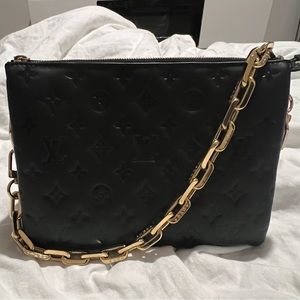 LOUIS VUITTON Coussin PM Black Lamb